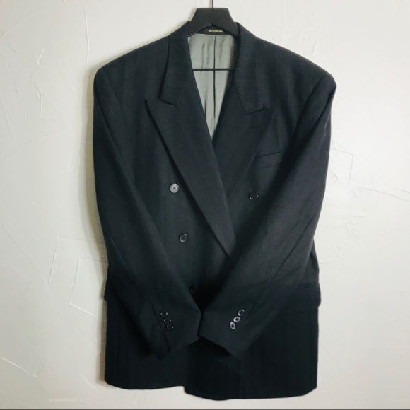 Givenchy Monsieur Black Stripe Mens Blazer, 44 - Picture 2 of 7
